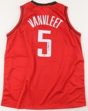 Fred VanVleet Signed Houston Rockets Throwback Jersey (PSA) 2019 NBA Champion