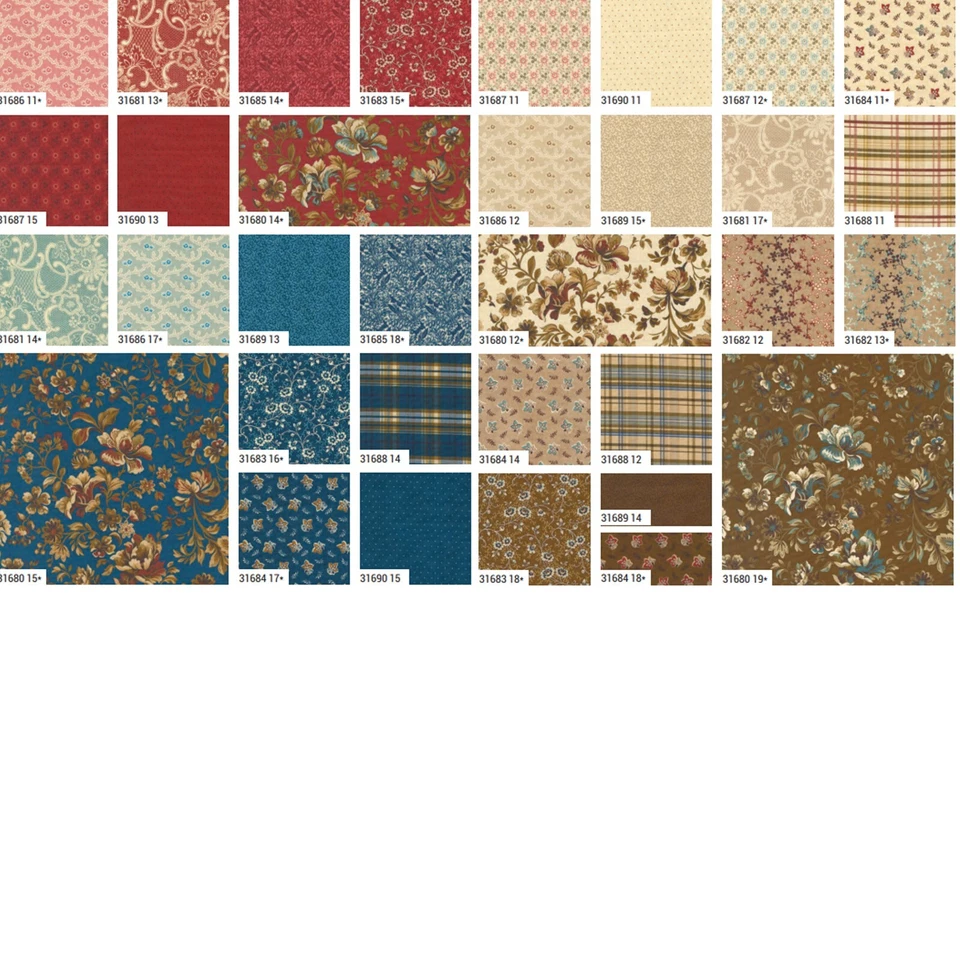 Lydia's Lace Layer Cake by Betsy Chutchian for Moda Fabrics - Image 2 of 2