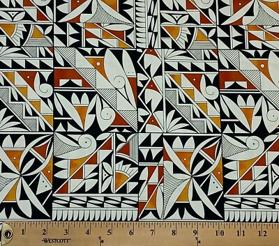 Cotton Heritage Southwest Tribal Cotton Fabric Print by the Yard D466.72