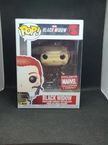 Funko Pop! Marvel- Black Widow (Collector Corps Exclusive) #619 Vinyl Figure 