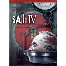 Saw IV (DVD, 2008, Widescreen - Unrated Directors Cut) NEW