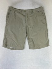Travis Mathew Shorts Men's Size 38 Beige 10.5" Inseam Golf Chino Casual Stretch