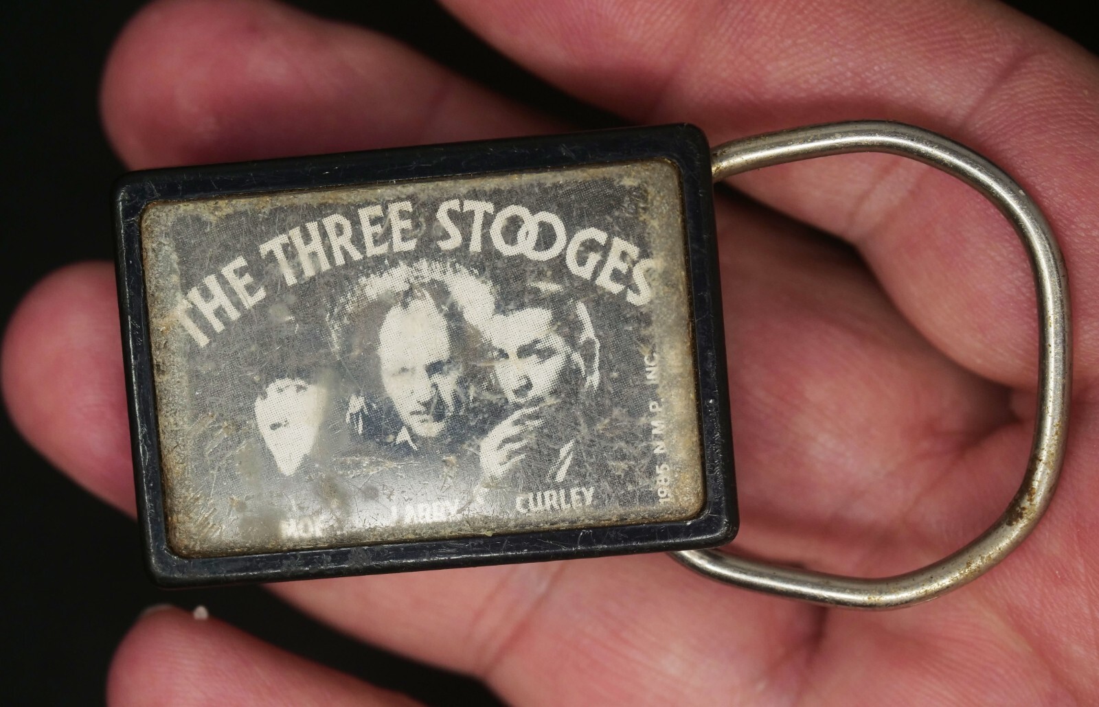 Vintage The Three Stooges Keychain