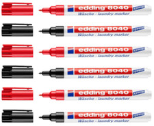 Edding Textil Wäschemarker 8040 - In Schwarz...