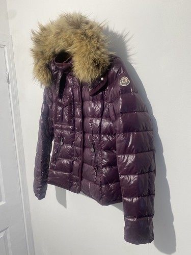 Genuine Moncler Armoise Down Fur Jacket 1 S 18”ptp RRP£1795 Lilac - Picture 2 of 10