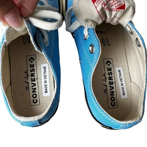 New Unisex Blue Converse All Star Chuck Taylor Sneakers Sz Mens 5, Women 7 - Picture 8 of 13