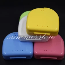 50x Dental Retainer Orthodontic Mouthguard Denture Storage Cases Box Tray