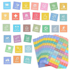 990pcs Planner Stickers 10 Sheets Journal Stickers for Diary Calendar
