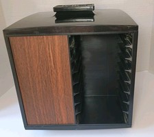 Vintage Le-Boe Cassette Tape Revolving Storage Holds 32 Tapes