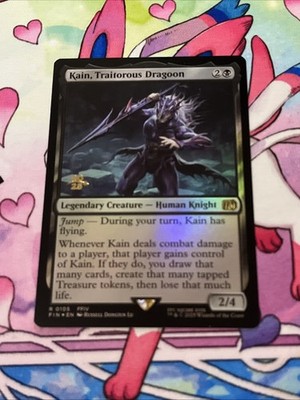 Kain, Traitorous Dragoon - Foil - Prerelease Promo NM, English MTG Final Fantasy