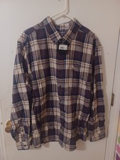 Eddie Bauer Men's Long Sleeve Plaid Shirt Button-Up NWT XXL