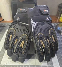 Vgo Heavy Duty Gloves ML9/L,Mechanic Gloves ImpactProtection (SL8849)water proof