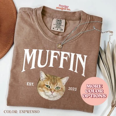 Vintage Cat Comfort Tee Custom Design Shirt Retro F