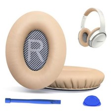 Replacement Ear Pads for Bose QC35/QC35ii Headphones- Almond Grey