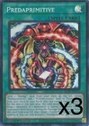 3X Yugioh Predaprimitive BLZD-EN055 Super Rare 1st Edition NM
