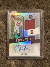 2021 PANINI LEGACY FUTURES DAVIS MILLS SILVER PATCH AUTO ROOKIE RC /399