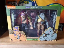 NECA Teenage Mutant Ninja Turtles Bebop and Rocksteady Cartoon 2-Pack Set