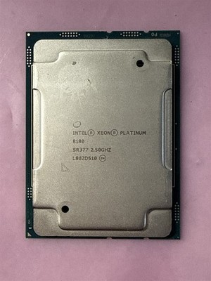 INTEL SR377 XEON PLATINUM 8180 2.50GHz LGA3647 28-CORE SERVER PROCESSOR AS-IS