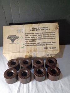 Vintage Championship Outdoor Roller Skate Wheels Set of 8