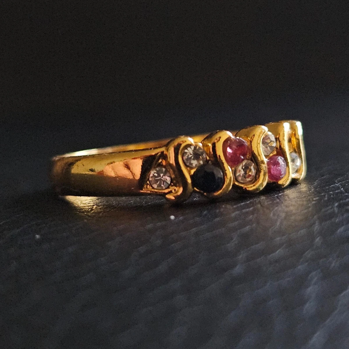Bague Fantaisie Vintage - Taille 60 - Bijou Rétro Élégant (Occasion)