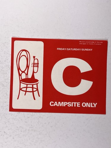 Rolling Stones Pass 4th National Jazz & Blues Festival Campingplatz Richmond - Picture 1 of 12