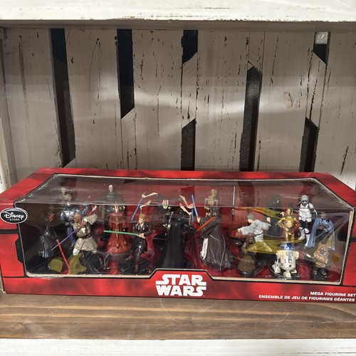 New Disney Star Wars 20 Piece Mega Figurine Set Disney Store Exclusive