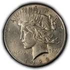 1928 $1 Silver Peace Dollar - Key Date - UNC - SKU-B5772