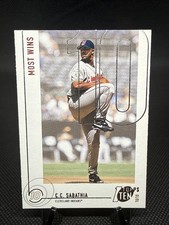CC Sabathia 2002 Topps Ten 140 Cleveland Indians Baseball Card