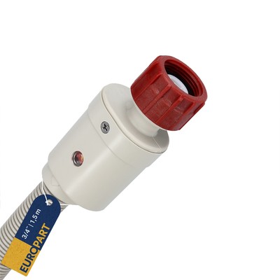 Warmwasser Zulaufschlauch 1,5m Aquastop Universal für Waschmaschine Spülmaschine