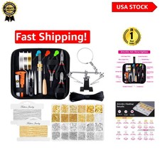 Comprehensive Jewelry Making Kit for Adults - 1857 Pieces with Tools  Findings