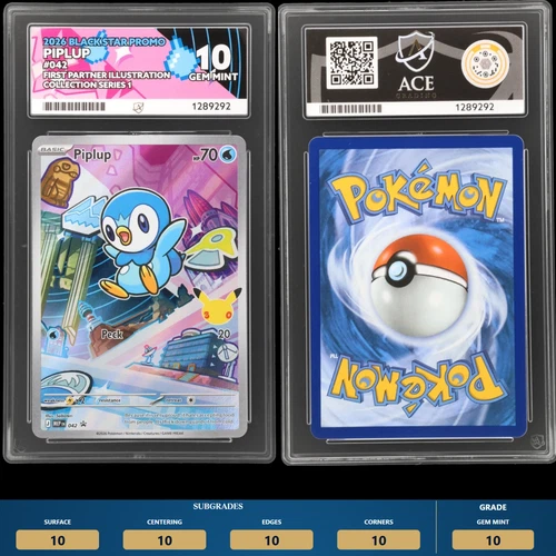 Piplup #042 ACE 10 - 2026 Pokemon First Partner Illustration Series 1