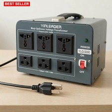 Voltage Transformer Converter 5000W Step Up Down 110V 220V Circuit Breaker UL