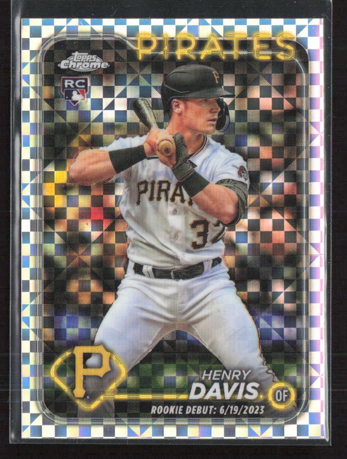 2024 Topps Chrome Update #USC128 Henry Davis X-Fractors Pittsburgh Pirates (K)