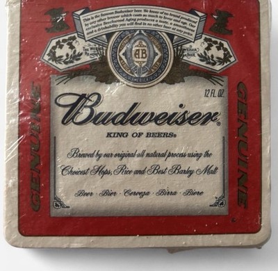 Budweiser King of Beers Collectible Breweriana Beer Coasters Pack