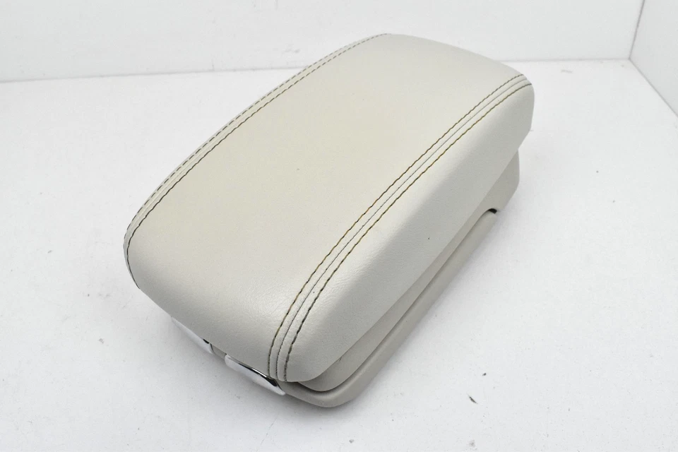 Jaguar X-Type 2002-2008 consola central cuero beige reposabrazos conjunto tapa fabricante de equipos originales Foto 3 de 4