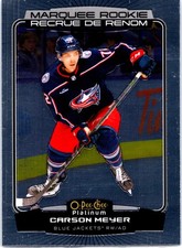 Carson Meyer 2022-23 O-Pee-Chee Platinum Columbus Blue Jackets Rookie #249