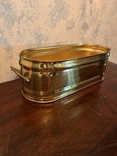 Brass Window Box Planter 11โ Bristol Brass Made In USA