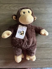 Chimp Warmies Cozy Plush Microwave Heatable Lavender Scented Stuffed Animal New