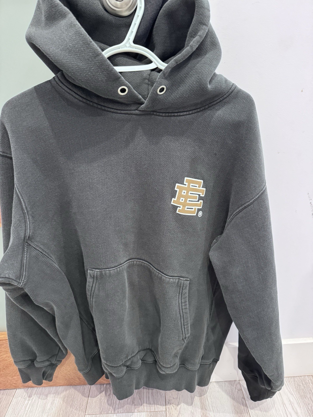 Black Eric Emanuel EE Basic Hoodie Size Large - image 1