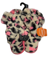 wonder nation girls animal print sandal slippers hard sole size 13-1
