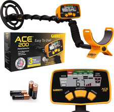 Garrett ACE 200 Metal Detector for Adults and Kids, Made in USA, Waterproof Sear