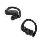 Wireless Sport Earphones with Charging Case, Black
