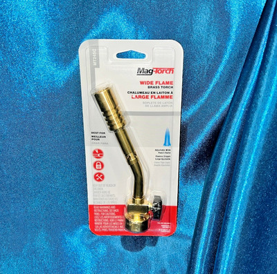 Mag-Torch Wide Flame Brass Torch - MT245C - For Use with Propane Fuel