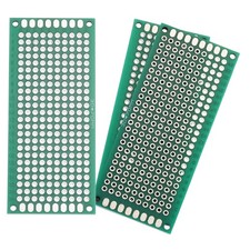 3Pcs Breadboard Solderable Board 70mm x 30mm Green Circuit PCB Board