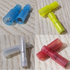 25-100 Sets Female Male Bullet Connectors Nylon Insulated Wire Crimp Terminal US