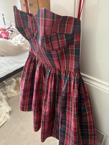 Vintage Tartan Ball dress - Picture 4 of 6