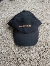Courvoisier Hat Cap Strap Back Black Embroidered Congac Promo