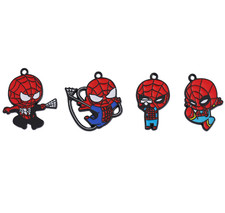 Lot 40 PCS cartoon Enamel Charms Metal Pendants DIY Earring Jewelry