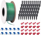 100m Boundary Cable Wire for Robotic Lawn Mower, with 50 Pegs, 10 Green