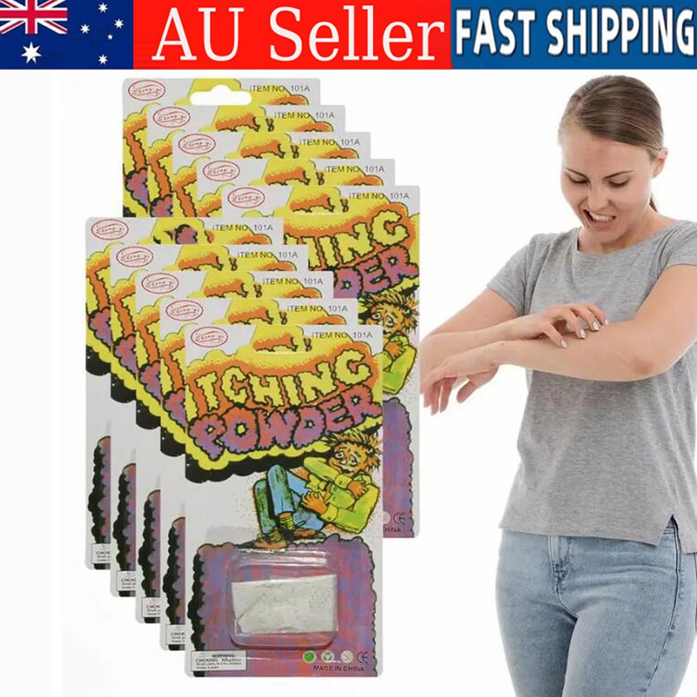 10X Itch Itching Powder Packages Funny Gag Prank Joke Trick Magic Kid Party